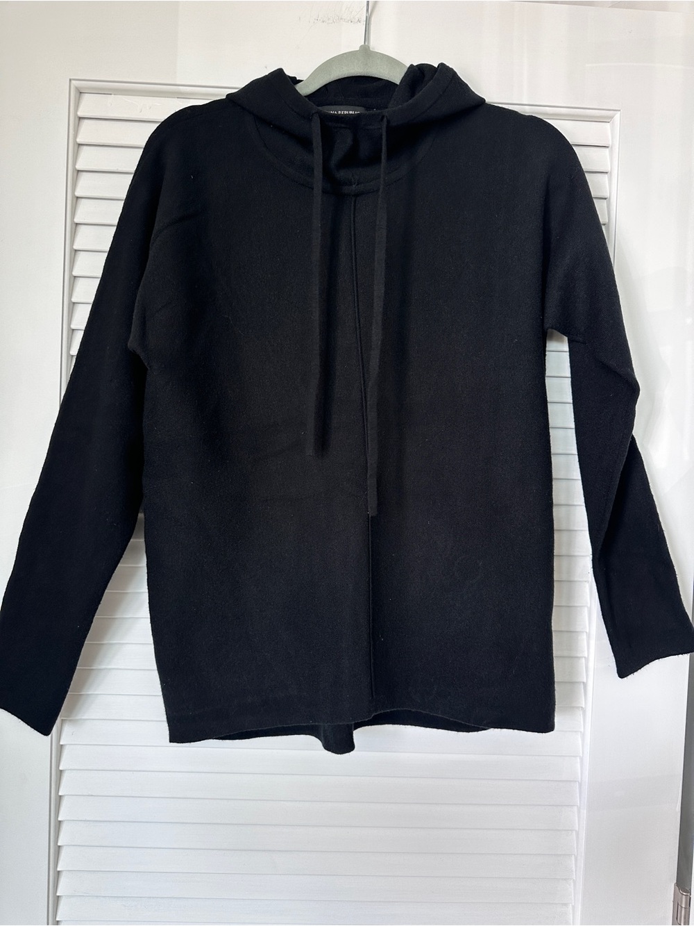 Banana Republic Men’s Black Hooded Sweater Knit Pullover Size M